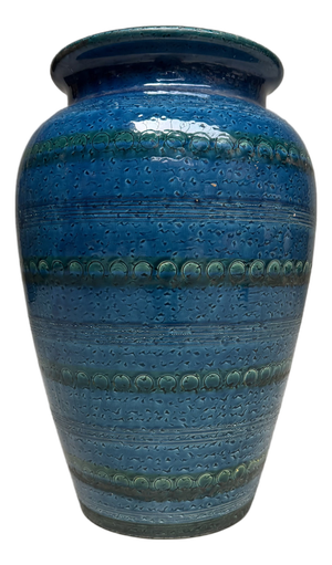 Rimini Blu Style Ceramic Vase, 1970s