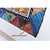 Contemporary Painted Quilted Textile Art on Canvas in Cerused Frame For Sale - Image 6 of 12