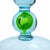 Vintage Murano Cenedese Da Ros Sommerso Green Blue Italian Art Glass Spike Top Spage Age Container Jar For Sale In Orlando - Image 6 of 9