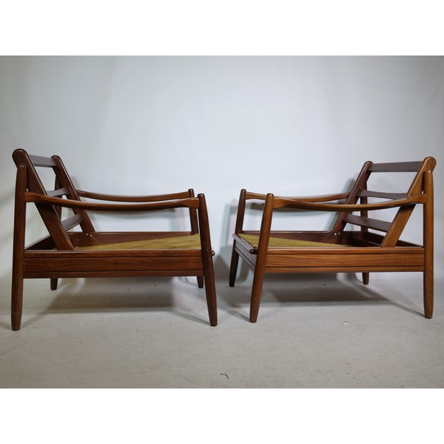 Mid-Century Teak Lounge Chairs, Denmark, 1960s, Set of 2 For Sale - Image 10 of 18