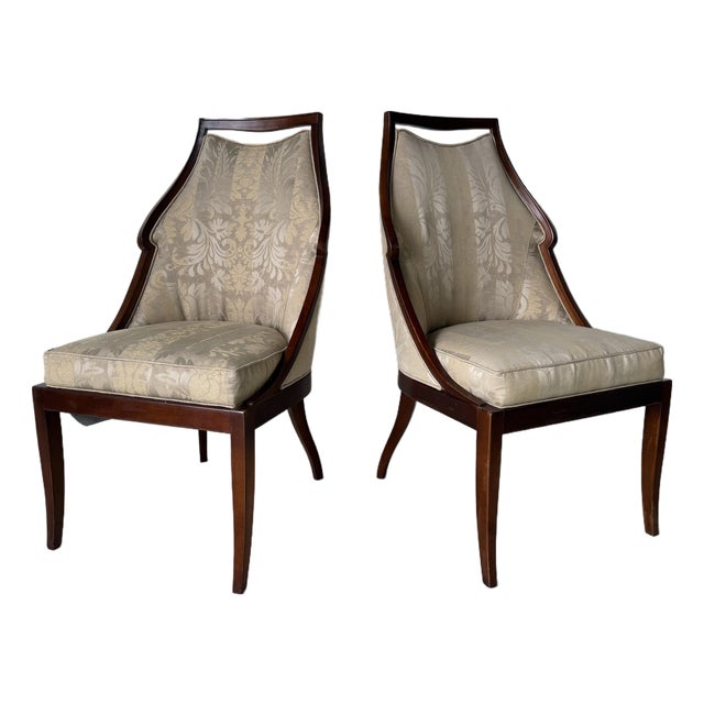 Vintage Jacques Garcia “Malmaison” Chairs for Baker – A Pair For Sale