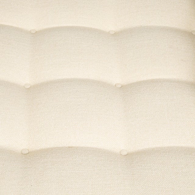 Louis XV Upholstered Daybed with Rattan Side Panels and Cushions, Rococo Style, France, Early 20th Century For Sale - Image 16 of 16