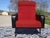Vintage Red and Black Chairs with Compass Feet, 1970s, Set of 2 For Sale - Image 13 of 18