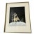 Mid 20th Century “Deer in Winter” Offset Lithograph by Beatien Yazz For Sale
