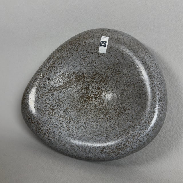 Modernist Stone Effect Ceramic Centerpiece from Rossi, 1970s For Sale - Image 6 of 13