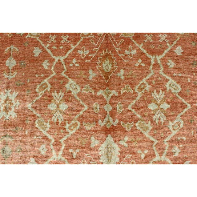 Turkish Oushak Rug With Angora Wool by Keivan Woven Arts 9'10 X 12'10 For Sale - Image 9 of 13