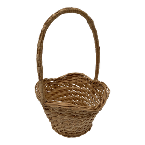 Vintage Round Handle Basket