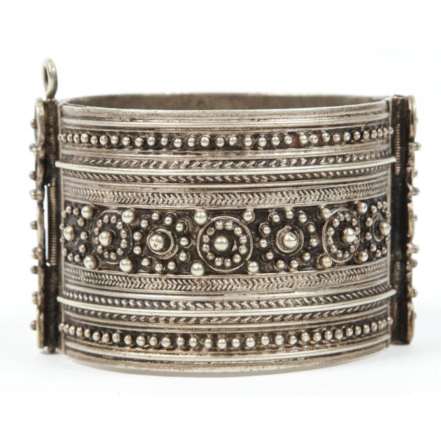 Moroccan Moroccan Berber Tribal Cuff For Sale - Image 3 of 10