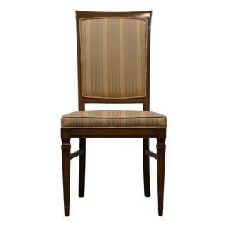 High End Vintage Solid Cherry Italian Neoclassical Regency Revival Dining Side Chair For Sale