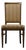 High End Vintage Solid Cherry Italian Neoclassical Regency Revival Dining Side Chair For Sale