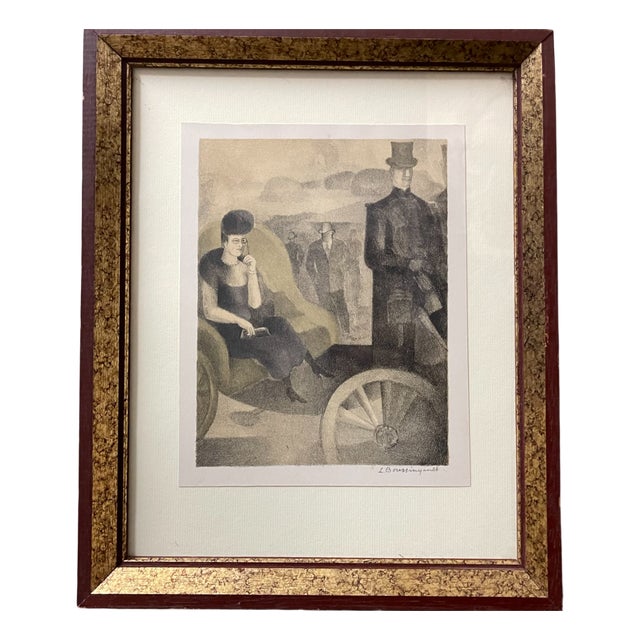 20th Century French Signed Belle Epoque Etching For Sale