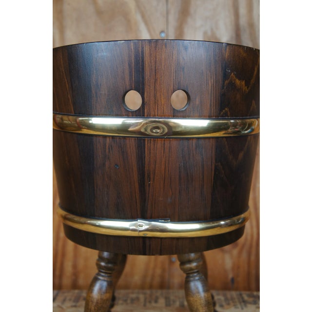 Early 20th Century Vintage Firkin Sugar Bucket Barrel Back Childs Chair For Sale - Image 11 of 13