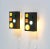 Stunning and rare pair of Mid-Century Modern wall lights objects. Design by Raak Amsterdam. Model: Alchemy 1968. Striking...