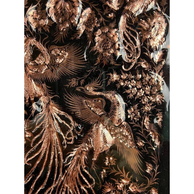 Turkish Handcrafted Copper With Frame For Sale - Image 4 of 8