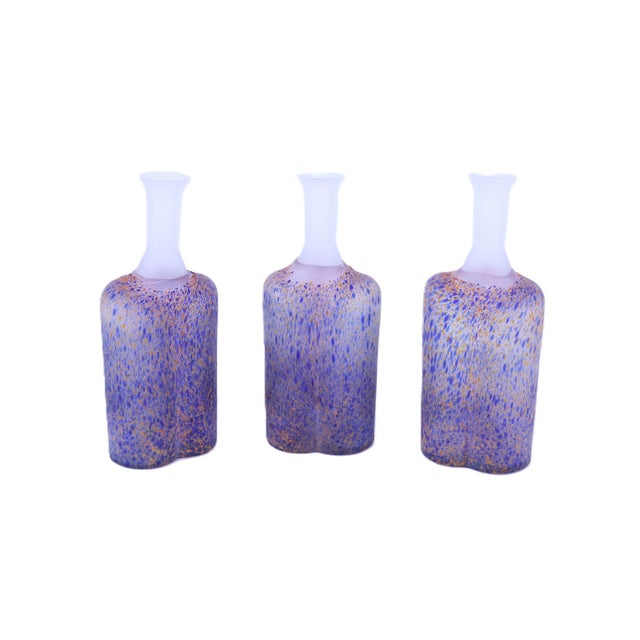 Renate Stock for Kosta Boda Sweden Sea Glasbruk Art Glass Bottle For Sale In Madison - Image 6 of 12