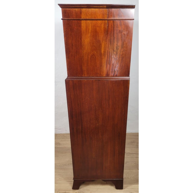 English Edwardian Mahogany Tallboy, 1910s For Sale - Image 15 of 18
