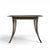 Widdicomb Robsjohn Gibbings for Widdicomb Mid Century Ebonized Expanding Saber Leg Dining Table With 2 Leaves For Sale - Image 4 of 13