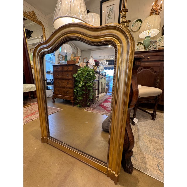19th Century French Camel Hump Mirror For Sale - Image 11 of 12