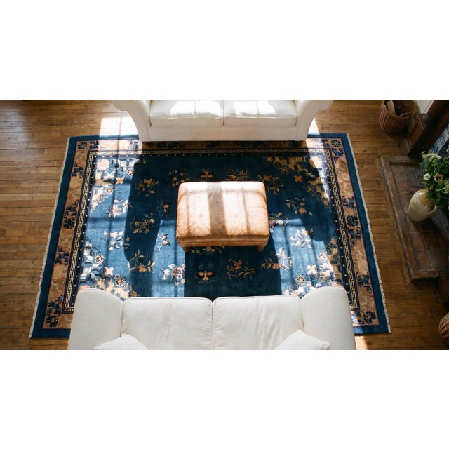Antique Chinese Peking Rug For Sale - Image 14 of 15