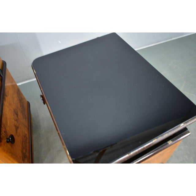 Bedside Tables by Jindrich Halabala, Former Czechoslovakia, 1940s, Set of 2 For Sale - Image 16 of 18