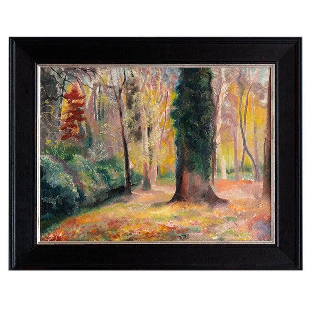 Camille Roche, Undergrowth, 1930s, Oil Painting on Canvas, Framed For Sale