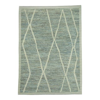 Turkish Tulu Handmade Rug 7'6" x 10'5" #19372 For Sale
