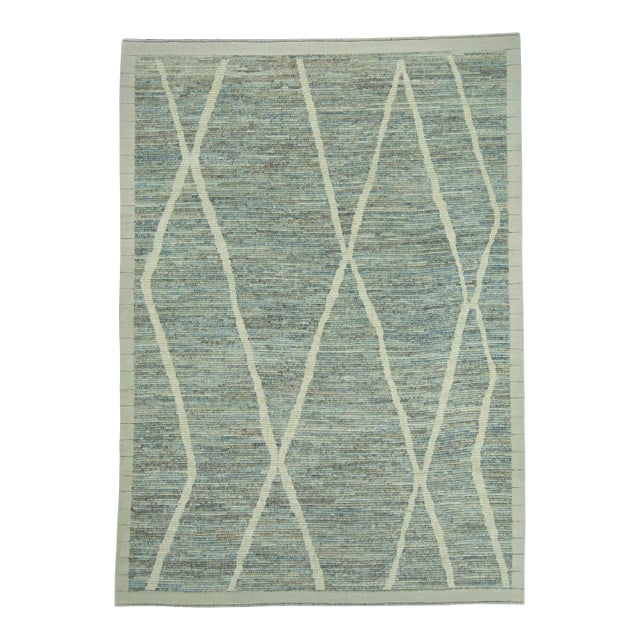Turkish Tulu Handmade Rug 7'6" x 10'5" #19372 For Sale