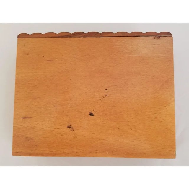 Late 19th Century Late 19th Century English Olive Wood Sewing Spool Box For Sale - Image 5 of 10