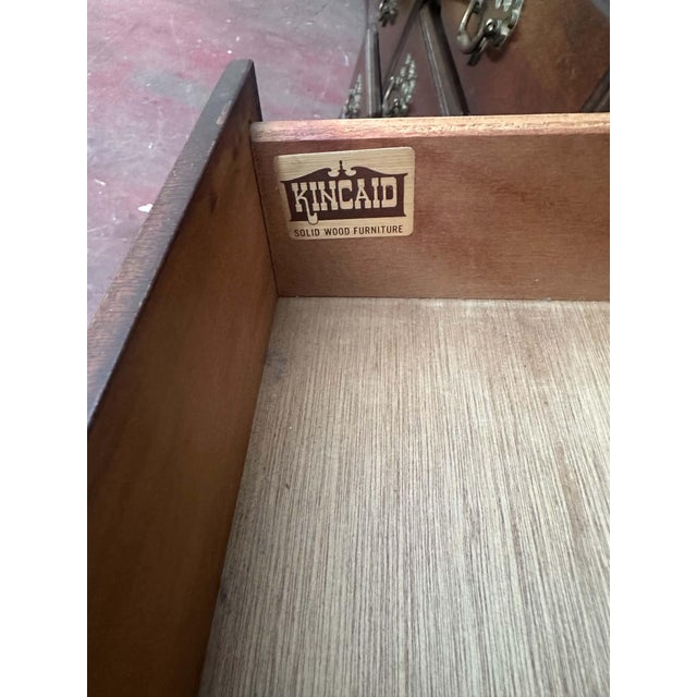 Kincaid Solid Cherry Wood Dresser 61 W X 19 X 33.5” H - Made in North Carolina in 1986. Unlike many modern pieces using...