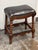 Traditional Ambella Home Collection Barley Twist Leather Stools, Pair For Sale - Image 3 of 12
