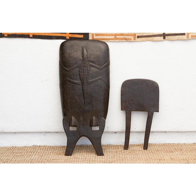 Brown Cacao Brown African Senufo Ceremonial Chair For Sale - Image 8 of 9