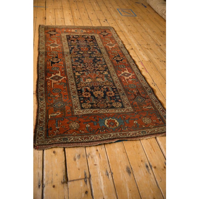 Antique Kurdish Hamadan Rug - 3'9" X 6'7" For Sale - Image 11 of 11