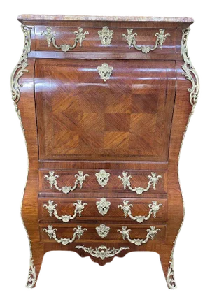 Louis XV Secretary in Marquetry