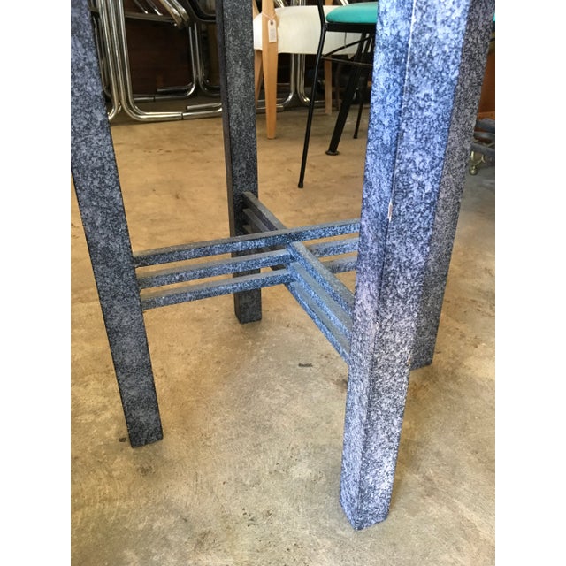 Postmodern Studio Pedestal Table in the Manner of Ken Price With Faux Granite Finish For Sale In Los Angeles - Image 6 of 11