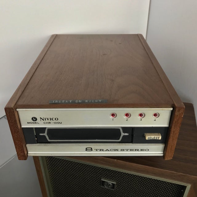 Vintage Jvc Nivico Turntable 8 Track Record Unit Chairish