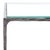Spritely Home Debbie Square Metal Accent Table in Silver with Glass Top For Sale - Image 4 of 8