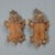 Gold Small Carved Wooden Mirrors, Set of 2 For Sale - Image 8 of 11
