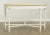 High Quality Custom Painted Vintage Demilune Console Table