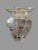 Antique Bohemian Art Glass Vase Hand Painted Enamel Floral Gold Rim 11.5” For Sale - Image 6 of 10