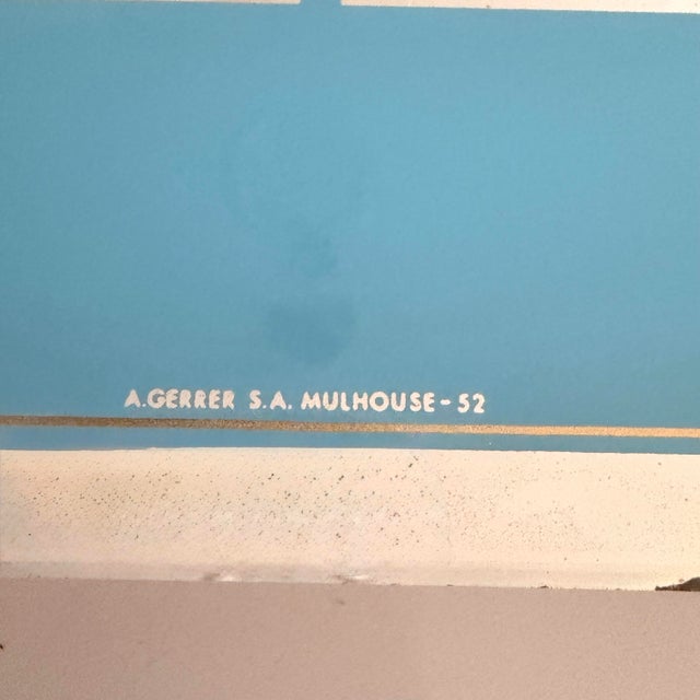 Glass 1960’s Swiss Chocolat Suchard Perpetual Wall Calendar For Sale - Image 7 of 10