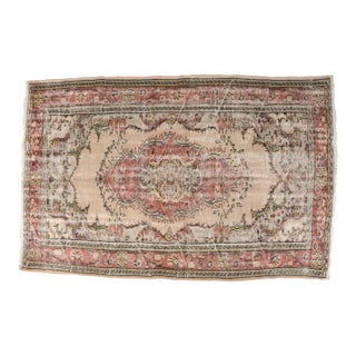 Anatolian Handmade Vintage Wool Carpet For Sale