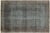 Blue Boho Chic No Pile Blue/Brown Wool Rug - 7'10'' X 11'1'' For Sale - Image 8 of 10