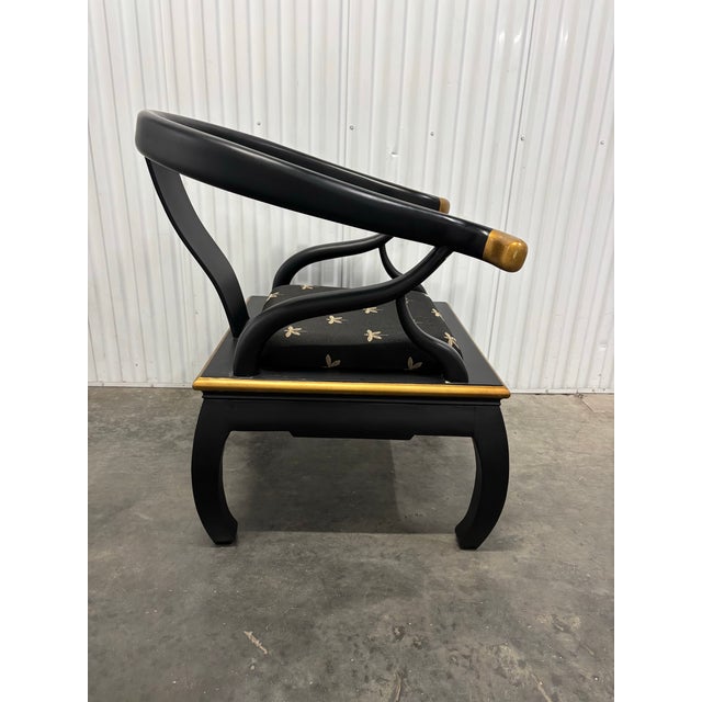Late 20th Century Modern Chinoiserie Style Butterfly Ming Chair For Sale - Image 5 of 11