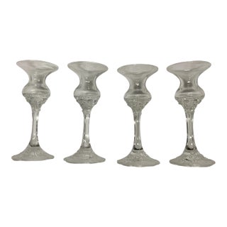 Glass Candle Holder by Rosenthal Set of 4 For Sale