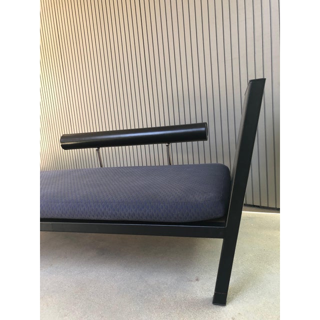1980s Mid-Century Modern Antonio Citterio for B&b Italia "Baisity" Leather Chaise Lounge For Sale In Los Angeles - Image 6 of 11