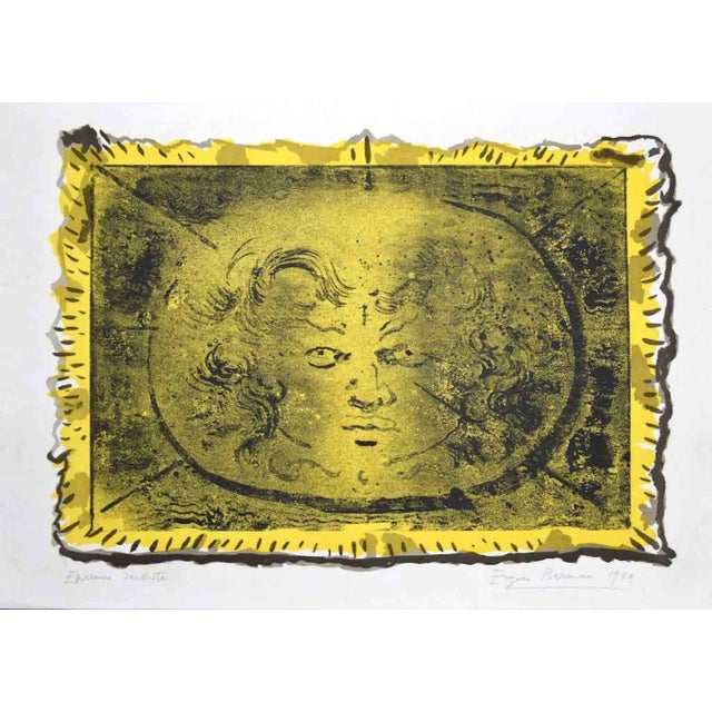 Medusa is an original lithograph on paper, realized by Russian scenographer Eugène Berman, Image Dimension: 45 x 63 cm...