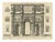 Bernard de Montfaucon, Arch of Constantine in Full Elevation with Six Small Arches, 1722, Engraving For Sale