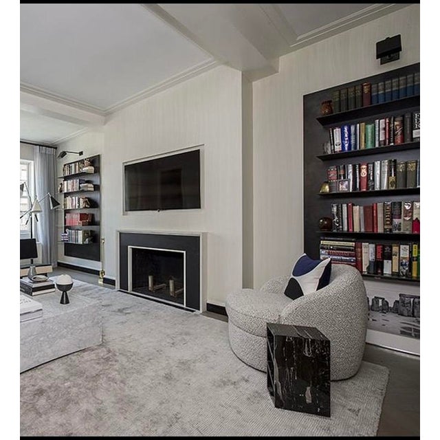 Pair of Custom Contemporary Powder-Coated Steel Bookcases by FACE for David Howell Design (Pair) Book cases shelving...