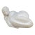 Vintage Abstract Carved Stone Sculpture Reclining Woman Modernist For Sale