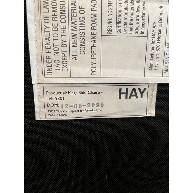 Charcoal Hay Mags Low 3.5 Seat Sectional in Charcoal For Sale - Image 8 of 8